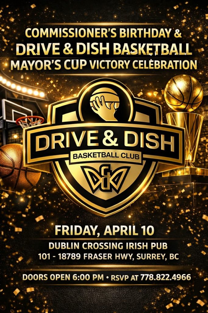 DRIVE & DISH BASKETBALL CLUB: MAYOR’S CUP VICTORY&nbsp;CELEBRATION